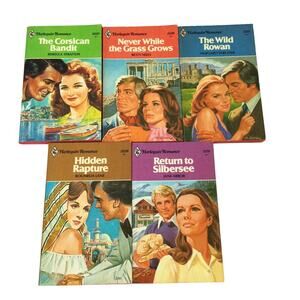 Harlequin Romance Vintage 5 Book Bundle